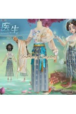 Identity V Doctor Emily Dyer Master Apothecary Hanfu Style Cosplay Costume